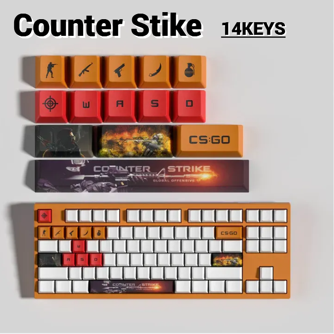 Counter-Strike Keycaps 14 Keys