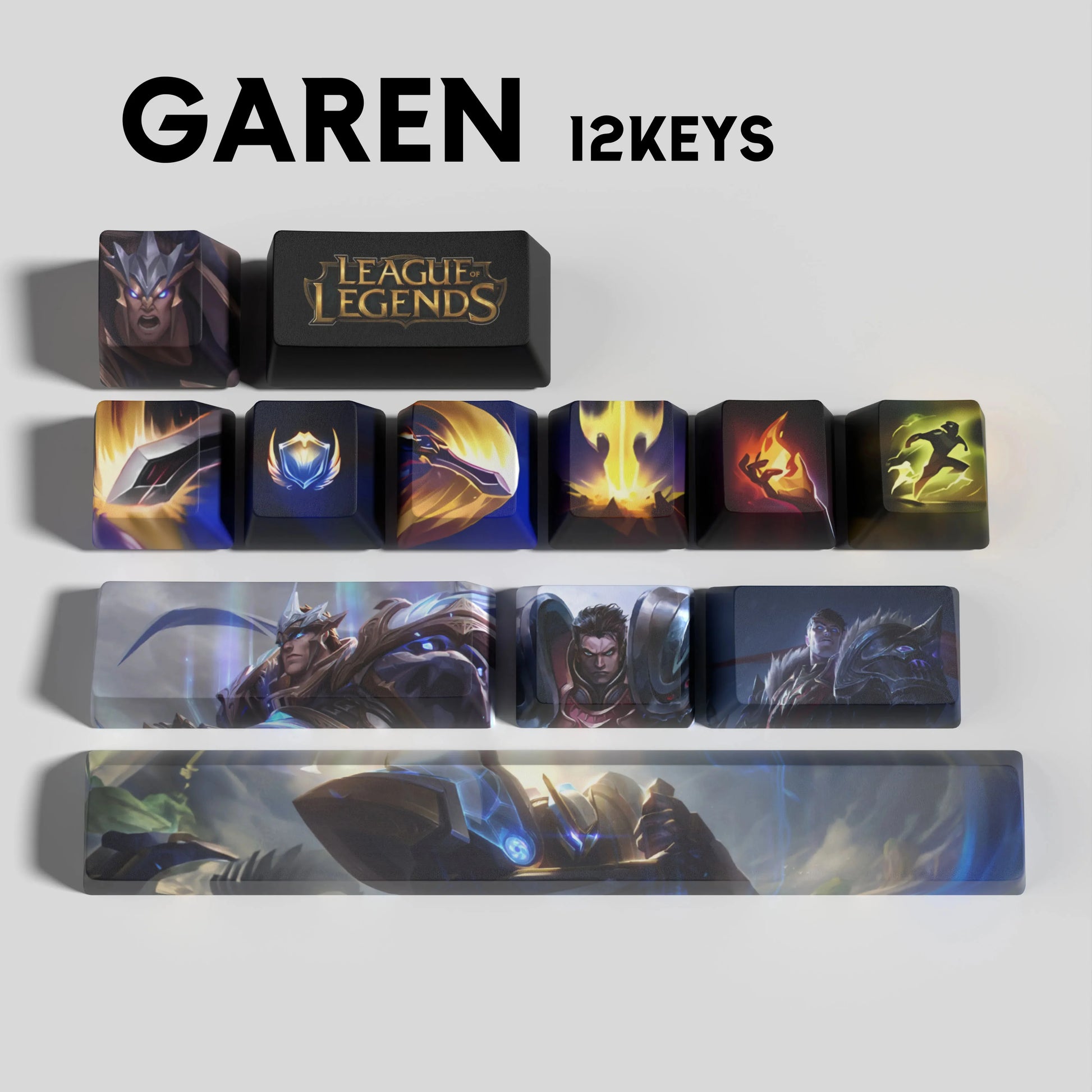 SPECIAL EDITION LEAGUE OF LEGENDS Garen KEYCAPS