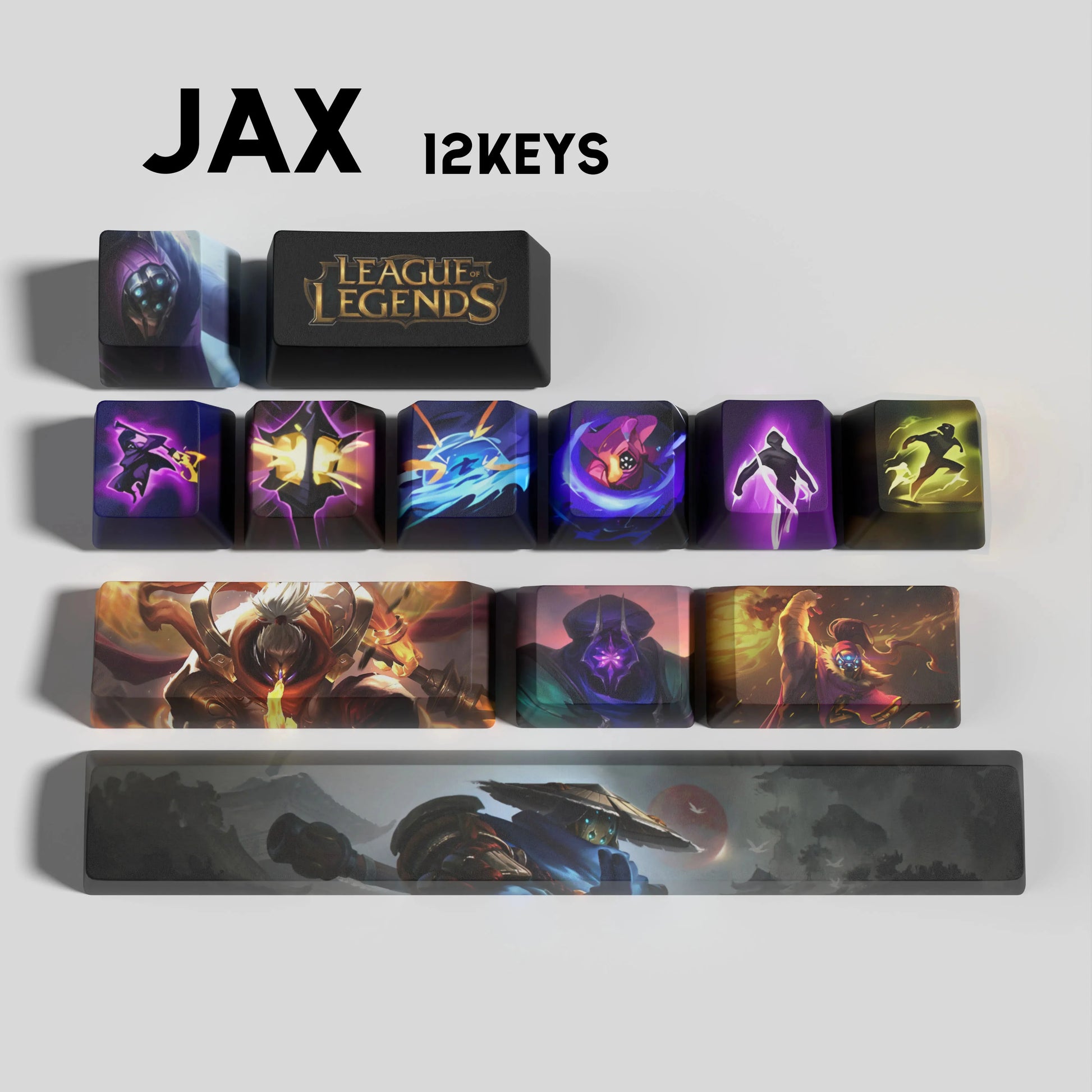 SPECIAL EDITION LEAGUE OF LEGENDS Jax KEYCAPS