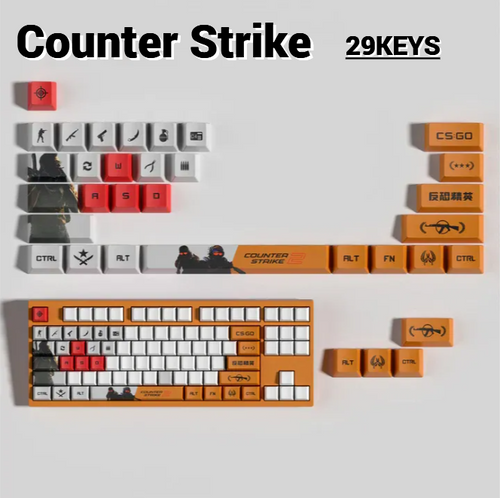 Counter-Strike Keycaps 29 Keys