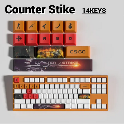 Counter-Strike Keycaps 14 Keys