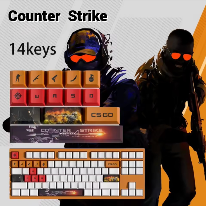 Counter-Strike Keycaps 14 Keys