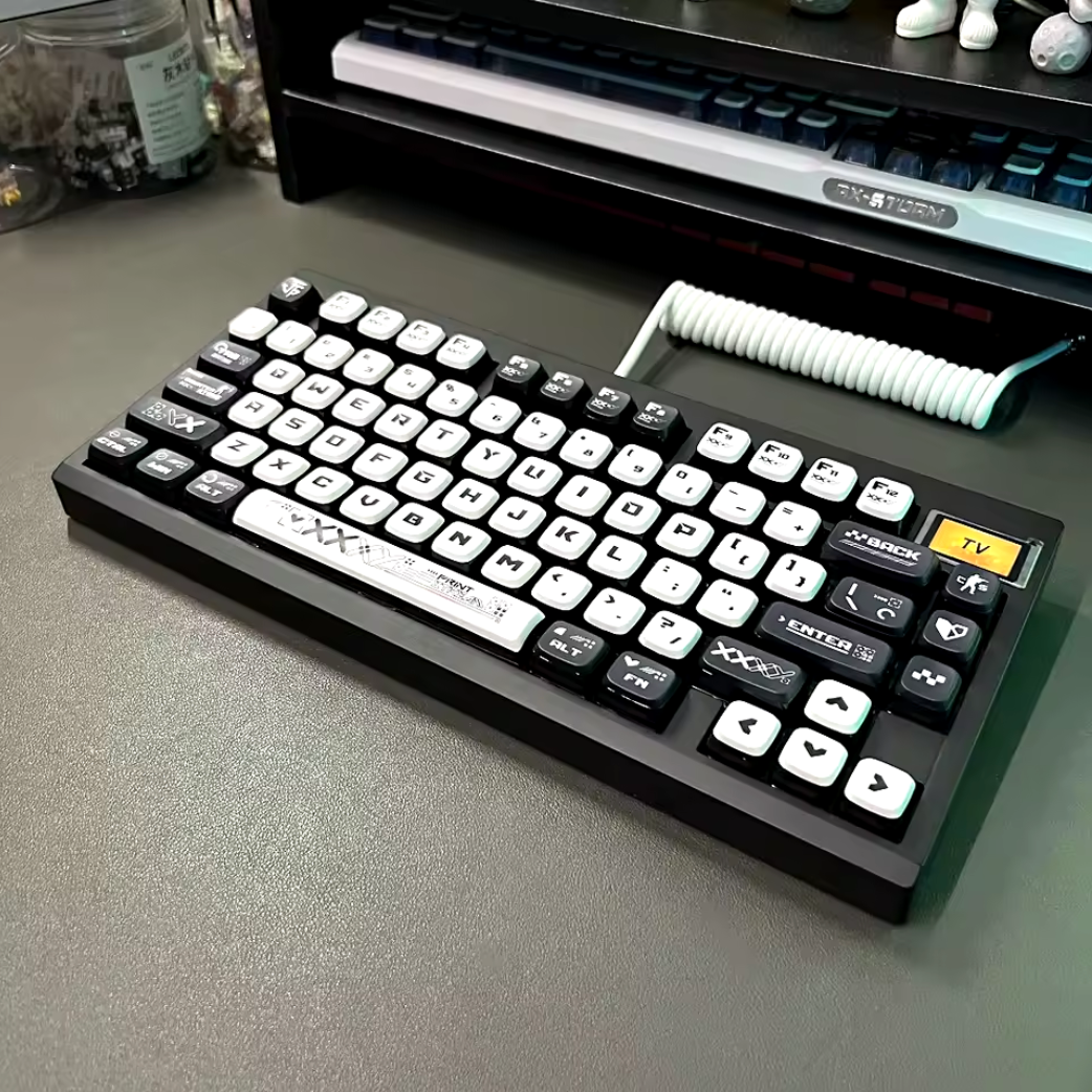 RGB Printstream Full Set Keycaps "Limited Edition"