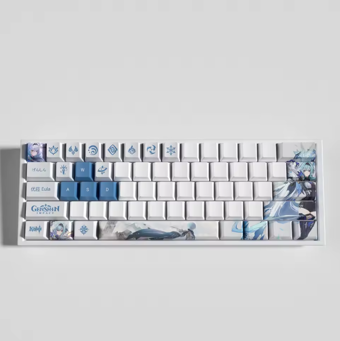 Genshin Impact Eula Keycaps – Limited Edition (29 Keys)