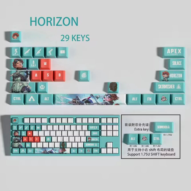 Apex Legends Horizon Keycaps – Limited Edition (29 Keys)