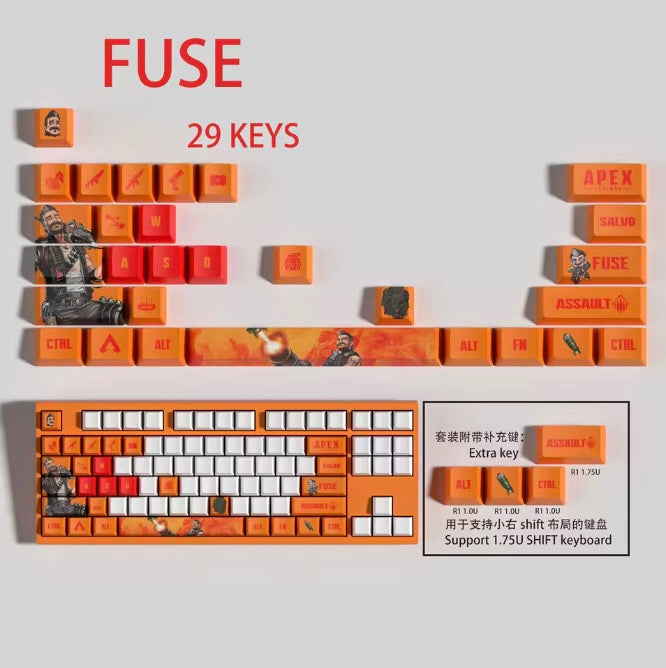 Apex Legends Fuse Keycaps – Limited Edition (29 Keys)
