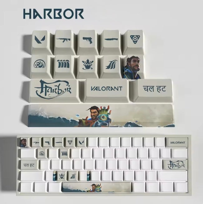 Valorant Harbor Keycaps – Limited Edition (14 Keys)