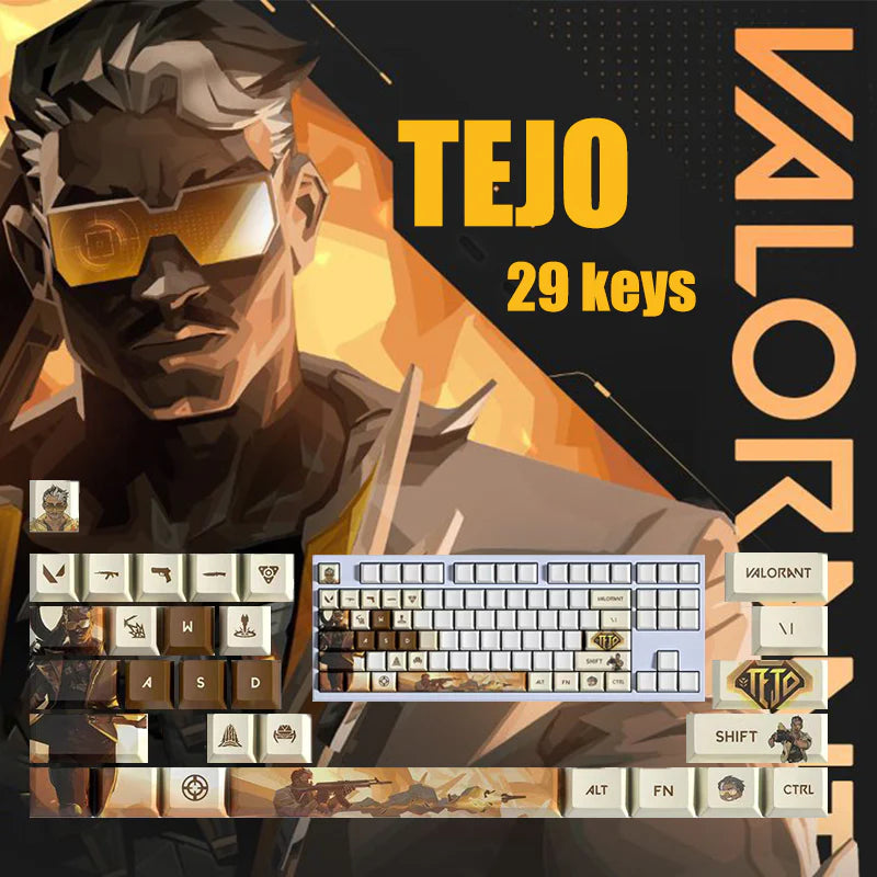Valorant SPECIAL EDITION Tejo keycaps KEYS: 29, 14