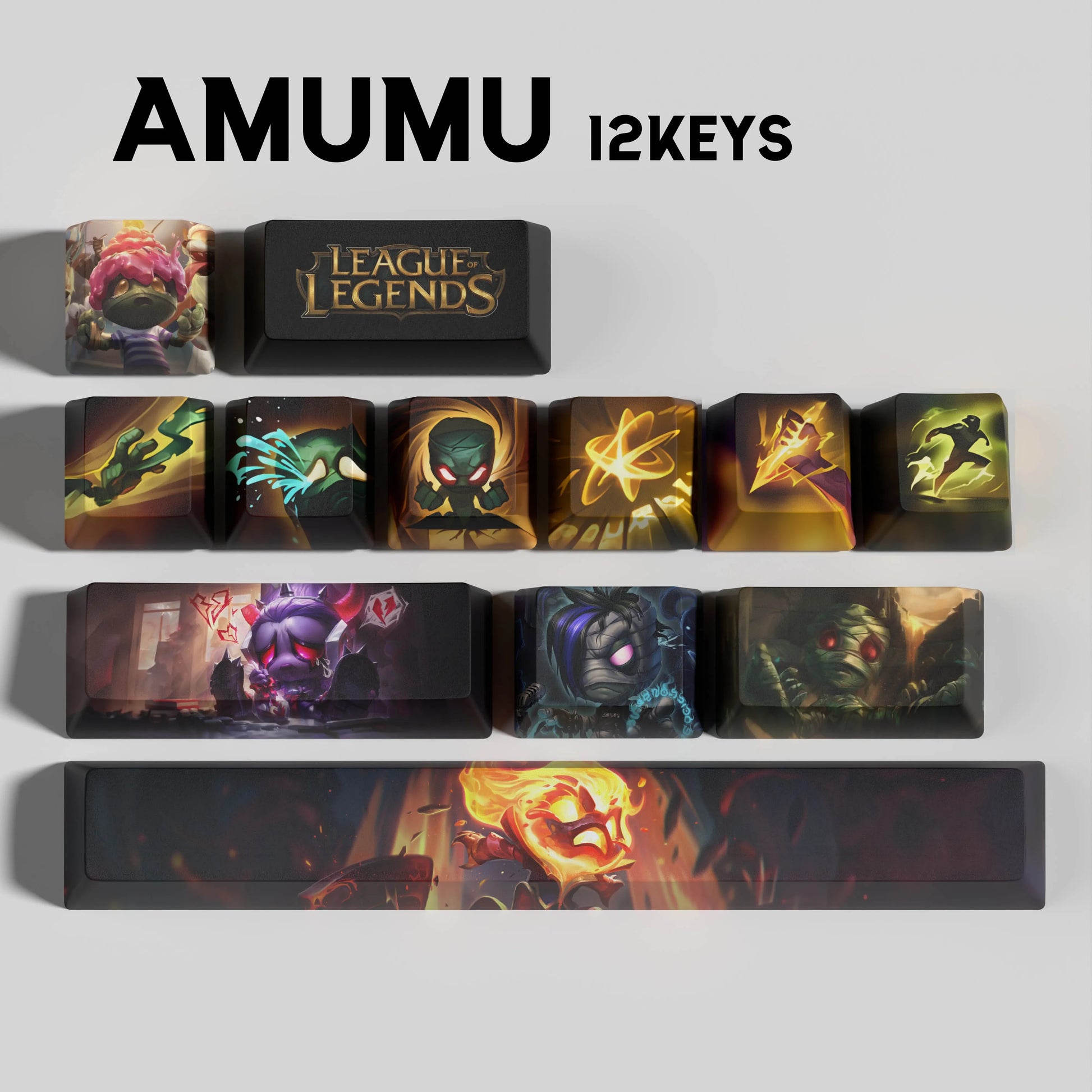 SPECIAL EDITION LEAGUE OF LEGENDS Amumu KEYCAPS
