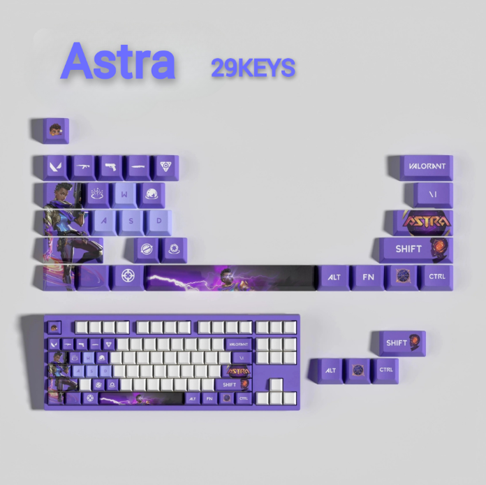 Valorant SPECIAL EDITION Astra keycaps KEYS: 29, 14