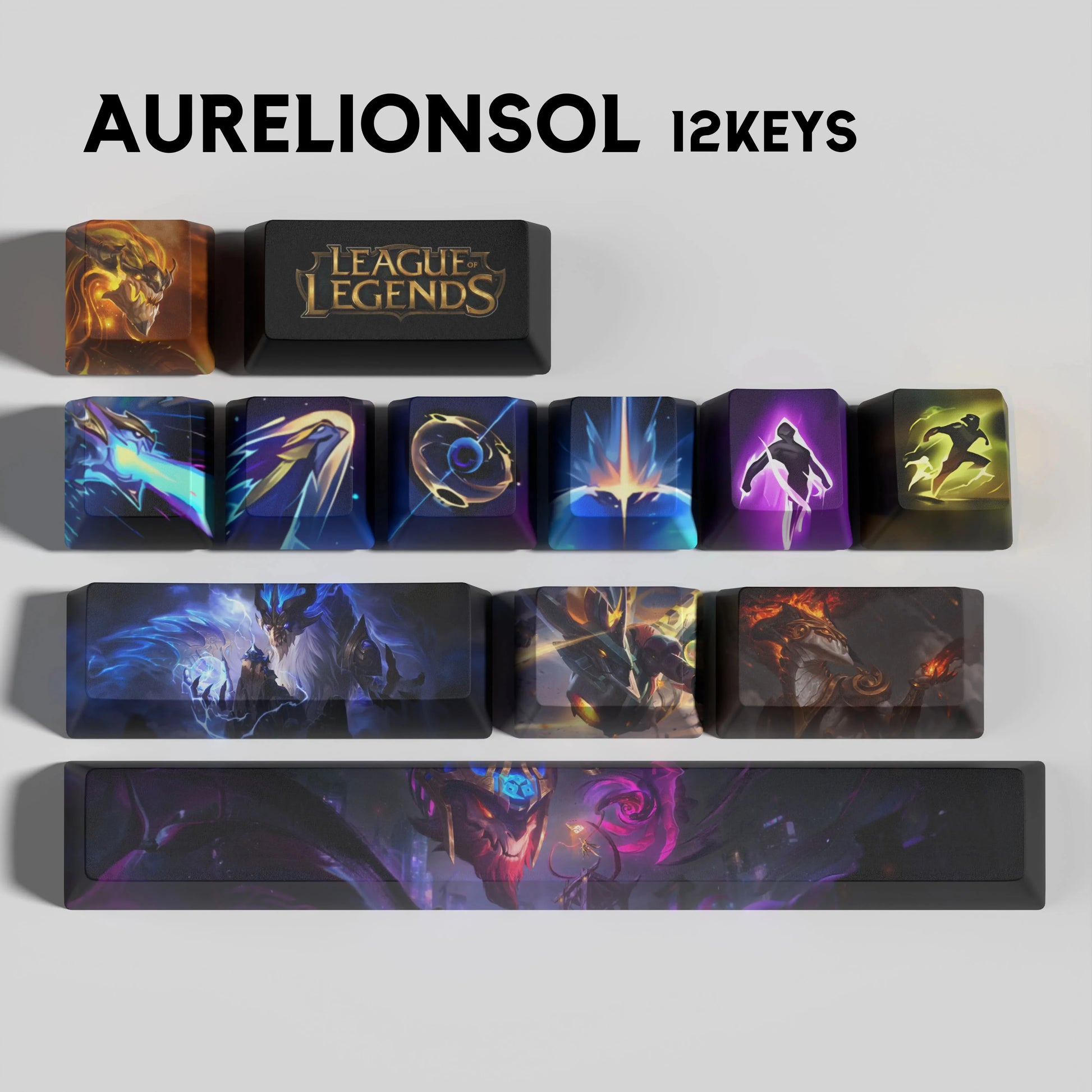 SPECIAL EDITION LEAGUE OF LEGENDS Aurelionsol KEYCAPS