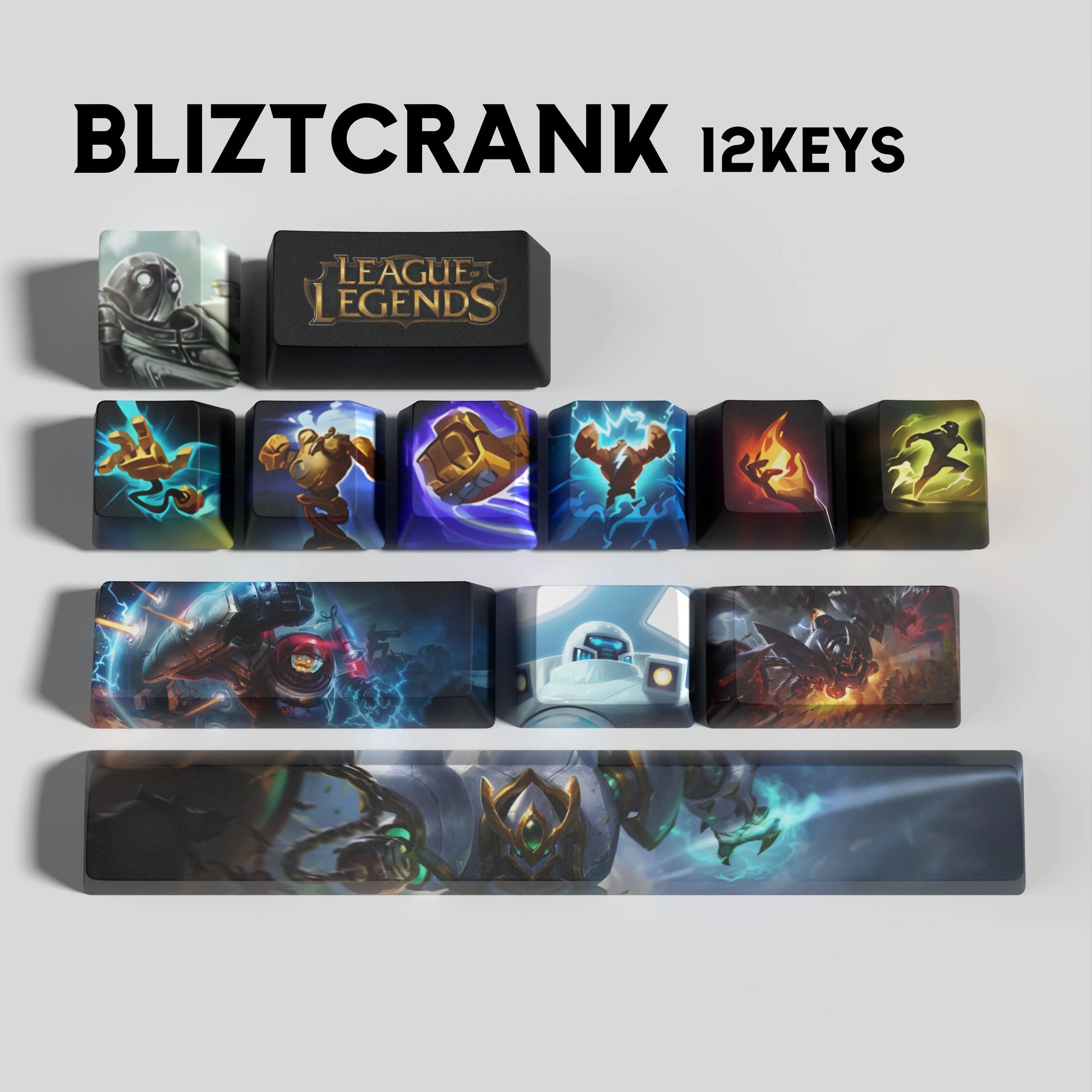 SPECIAL EDITION LEAGUE OF LEGENDS blitzcrank KEYCAPS