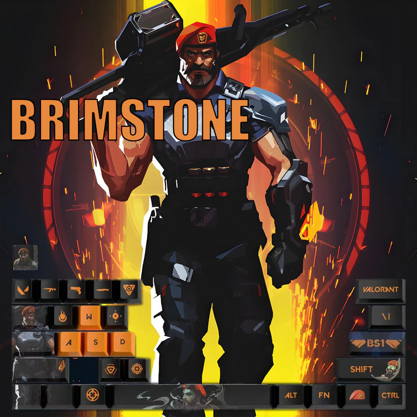 Valorant SPECIAL EDITION Brimstone keycaps KEYS: 29, 14
