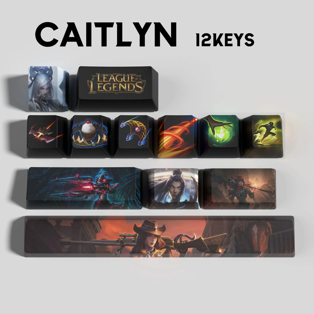 SPECIAL EDITION LEAGUE OF LEGENDS Caitlyn KEYCAPS
