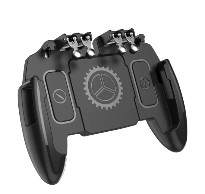 PUBG Mobile Gaming Controller with Cooling Fan – Pro 6-Finger Setup