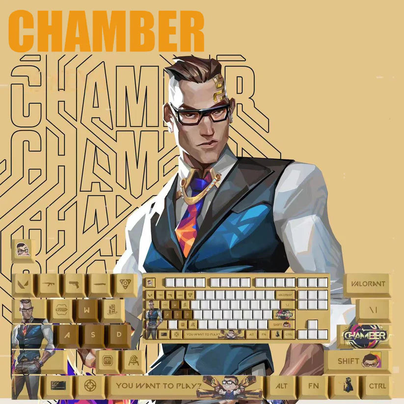 Valorant SPECIAL EDITION Chamber keycaps KEYS: 29, 14