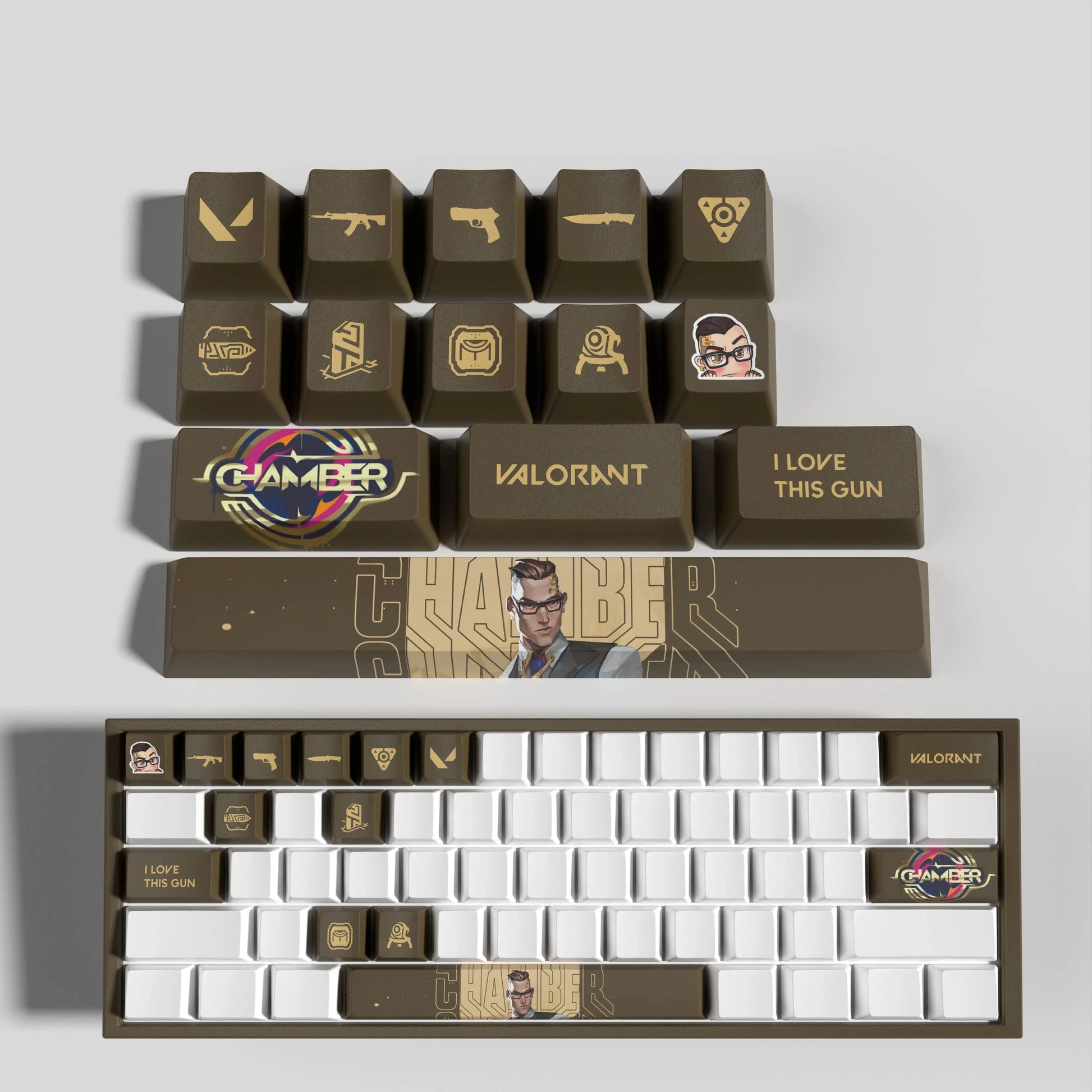 Valorant SPECIAL EDITION Chamber keycaps KEYS: 29, 14