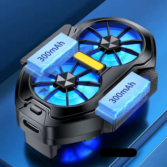 Dual Turbo Gaming Phone Cooler – Stable FPS, No Lag!