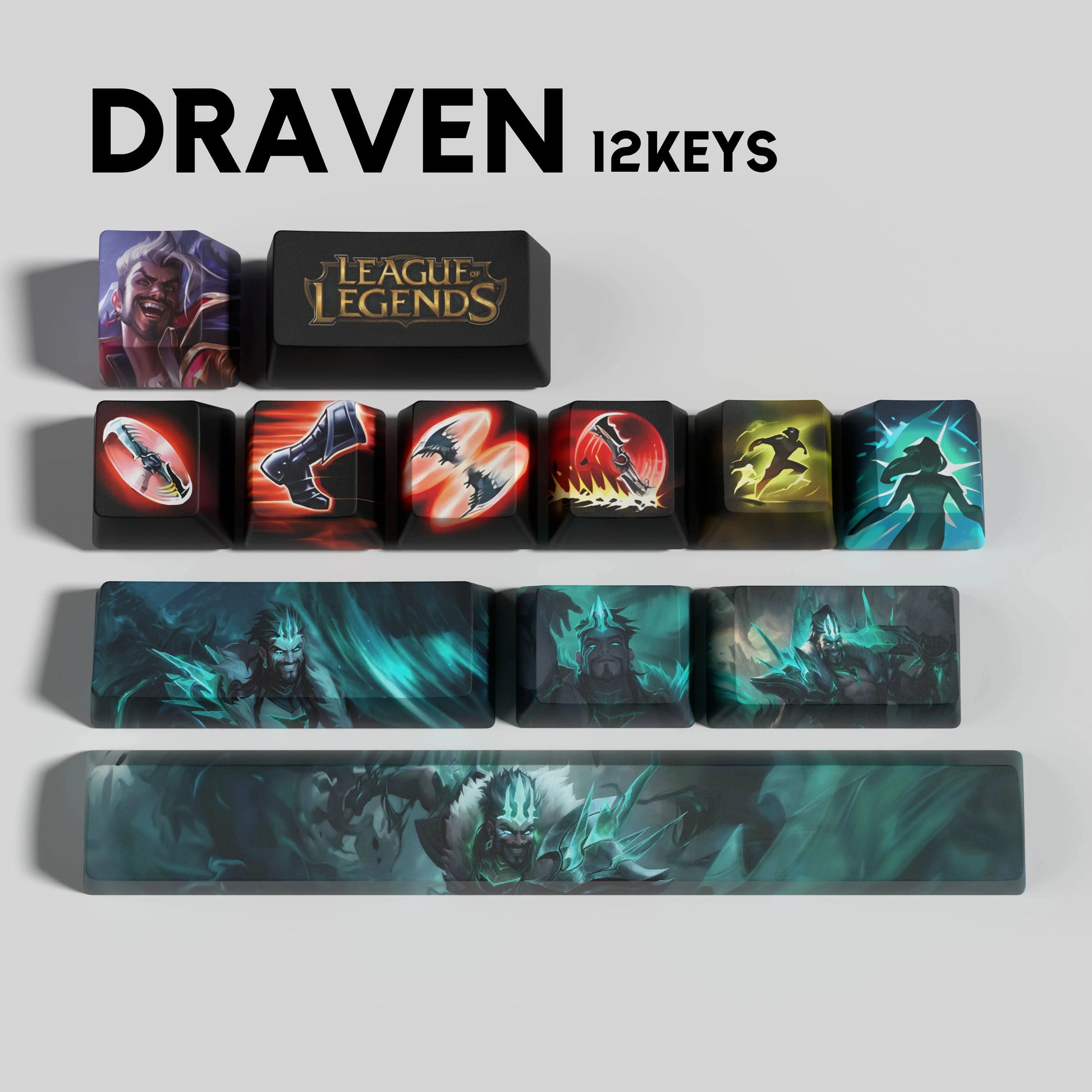 SPECIAL EDITION LEAGUE OF LEGENDS Draven KEYCAPS