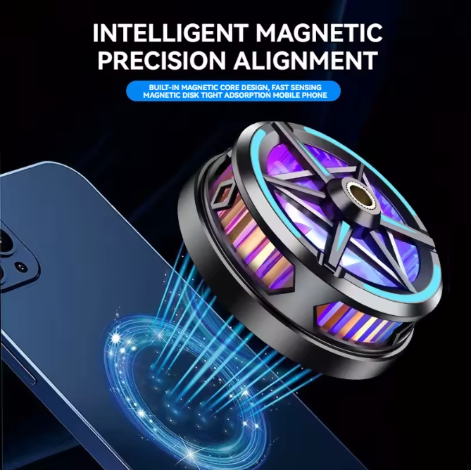 Magnetic RGB Gaming Cooler - Stable FPS, No Lag!