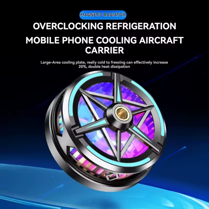 Magnetic RGB Gaming Cooler - Stable FPS, No Lag!