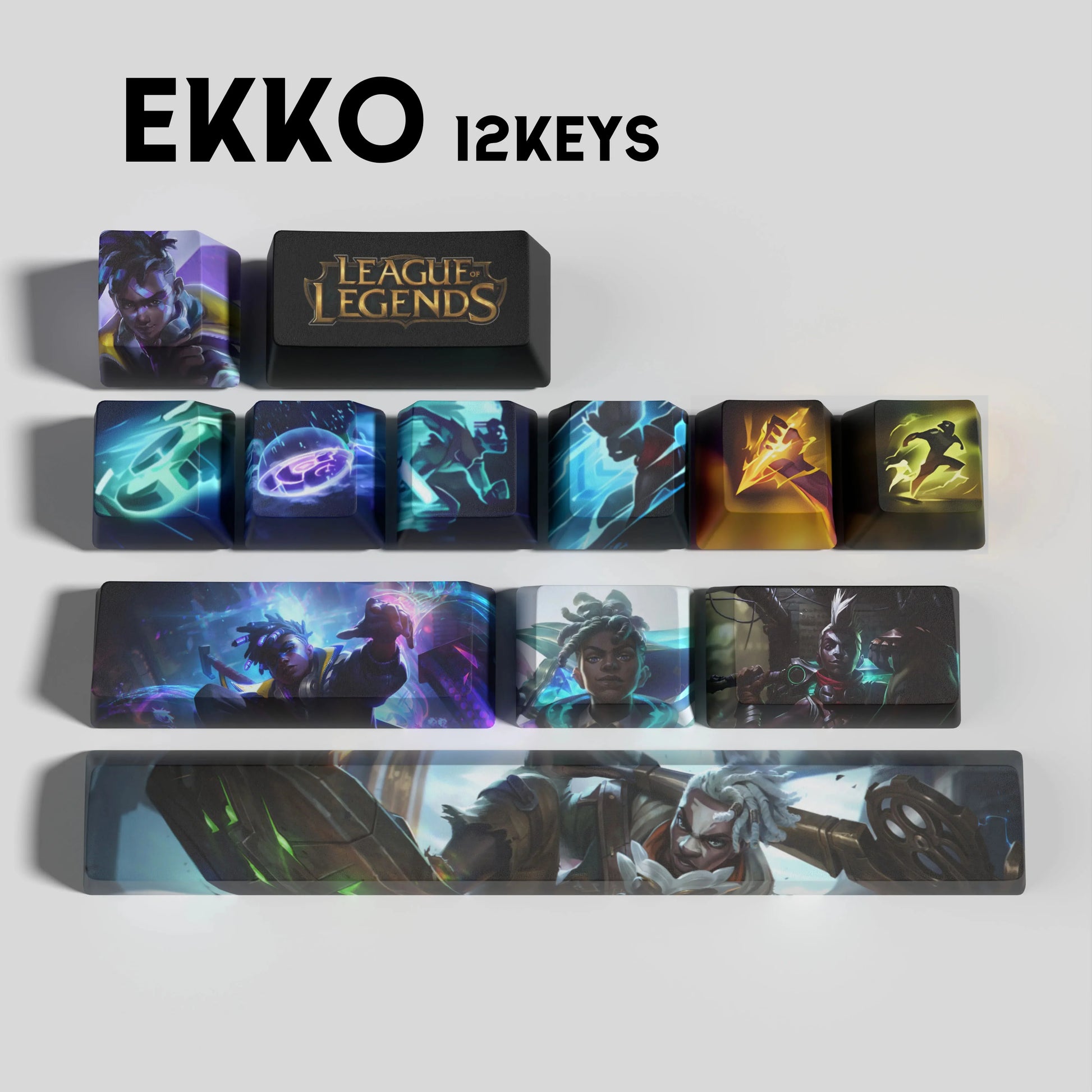 SPECIAL EDITION LEAGUE OF LEGENDS Ekko KEYCAPS