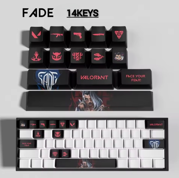 Fan Made - Fade Keycaps – Limited Edition (29/14 Keys)