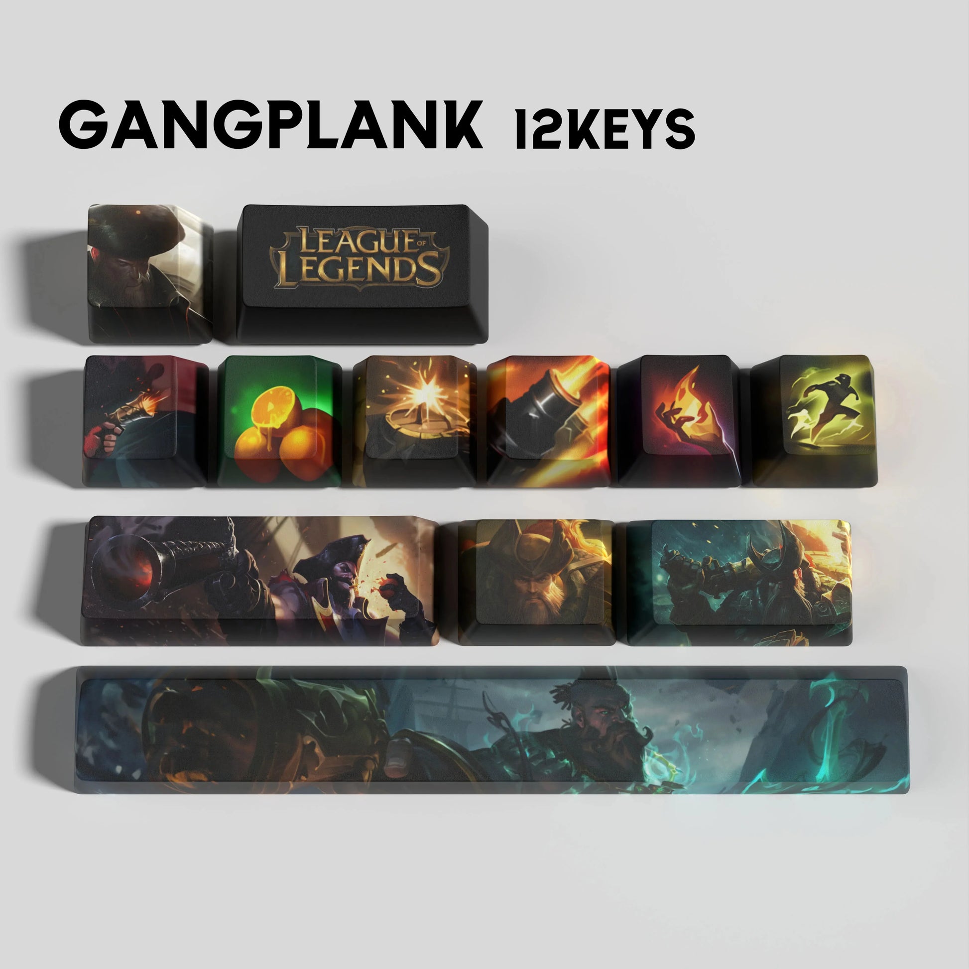 SPECIAL EDITION LEAGUE OF LEGENDS Gangplank KEYCAPS