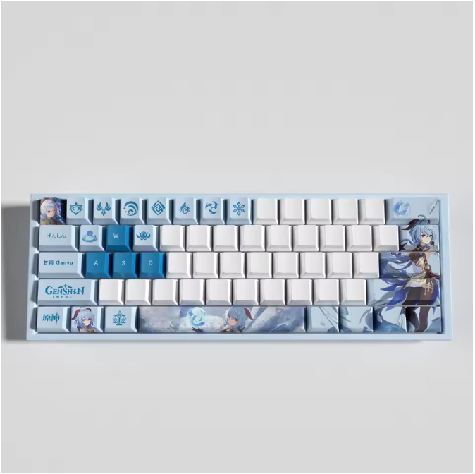 Genshin Impact Ganyu Keycaps – Limited Edition (29 Keys)