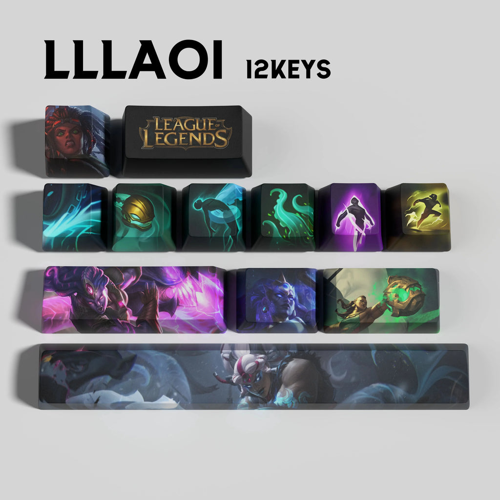 SPECIAL EDITION LEAGUE OF LEGENDS Illaoi  KEYCAPS