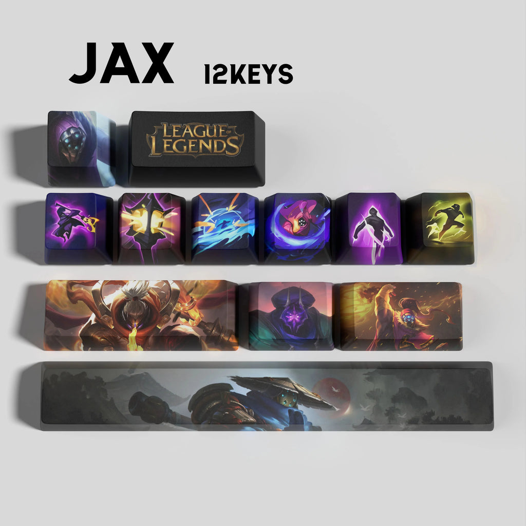 SPECIAL EDITION LEAGUE OF LEGENDS Jax KEYCAPS