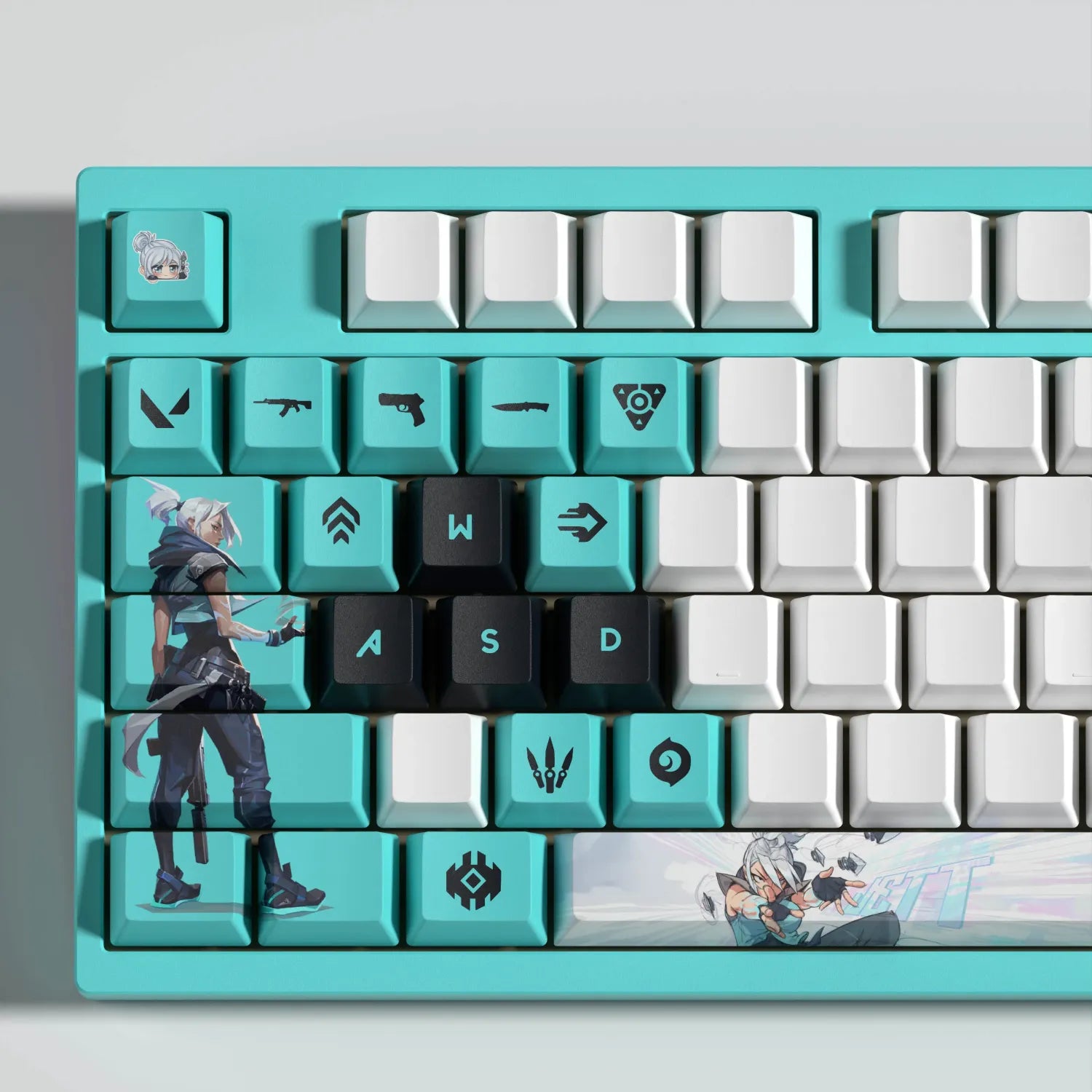 Valorant SPECIAL EDITION JETT keycaps KEYS: 29, 14