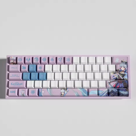 Genshin Impact Kamizato Ayaka Keycaps – Limited Edition (29 Keys)