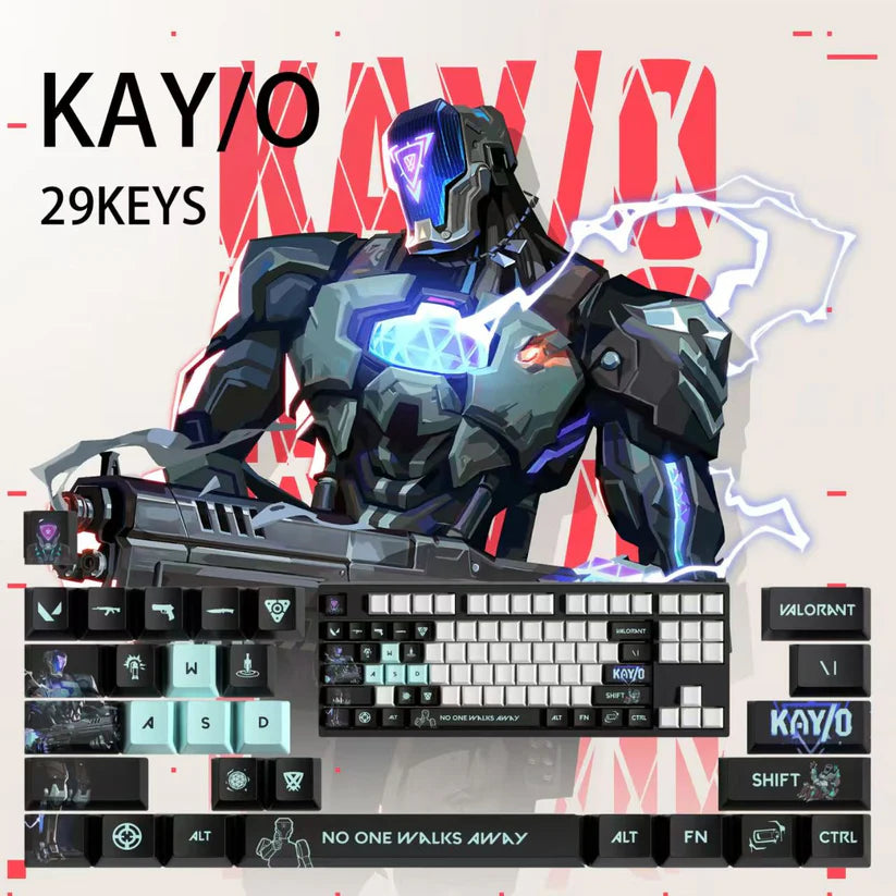 Valorant SPECIAL EDITION KAY/O keycaps KEYS: 29, 14