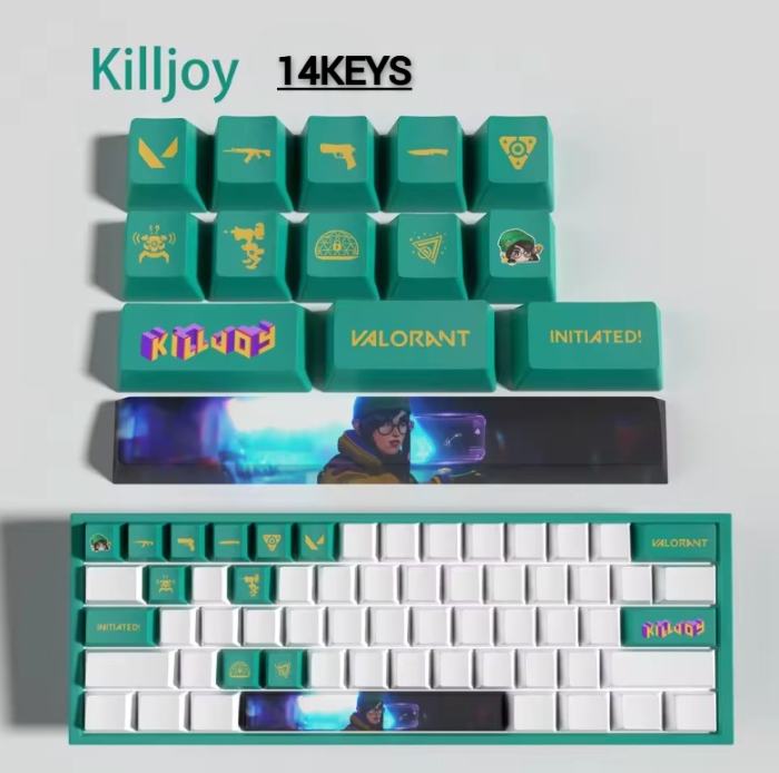 Valorant SPECIAL EDITION Killjoy keycaps KEYS: 29, 14