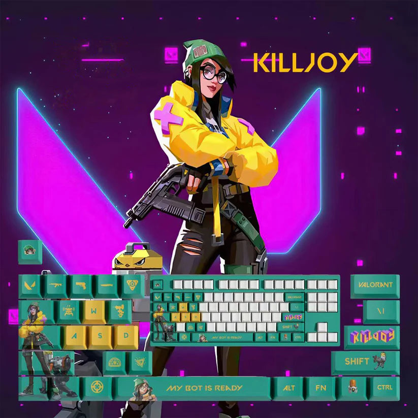 Valorant SPECIAL EDITION Killjoy keycaps KEYS: 29, 14