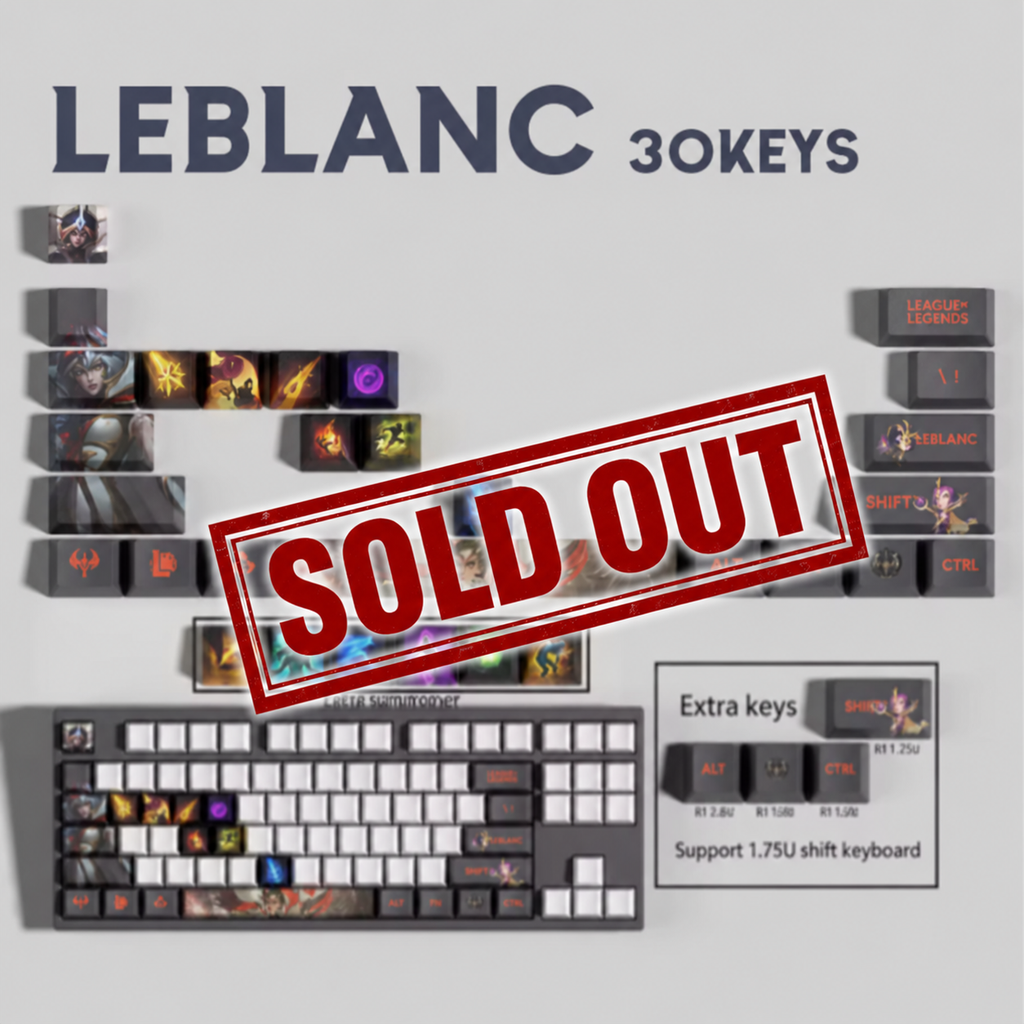 SPECIAL EDITION Fan-Made Leblanc KEYCAPS – 30, 14, 12 keys
