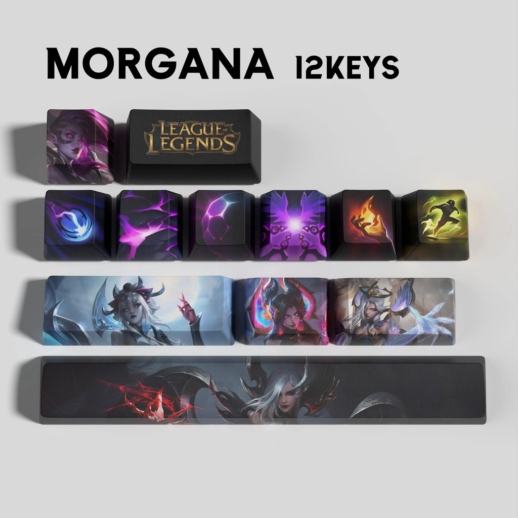SPECIAL EDITION LEAGUE OF LEGENDS Morgana KEYCAPS