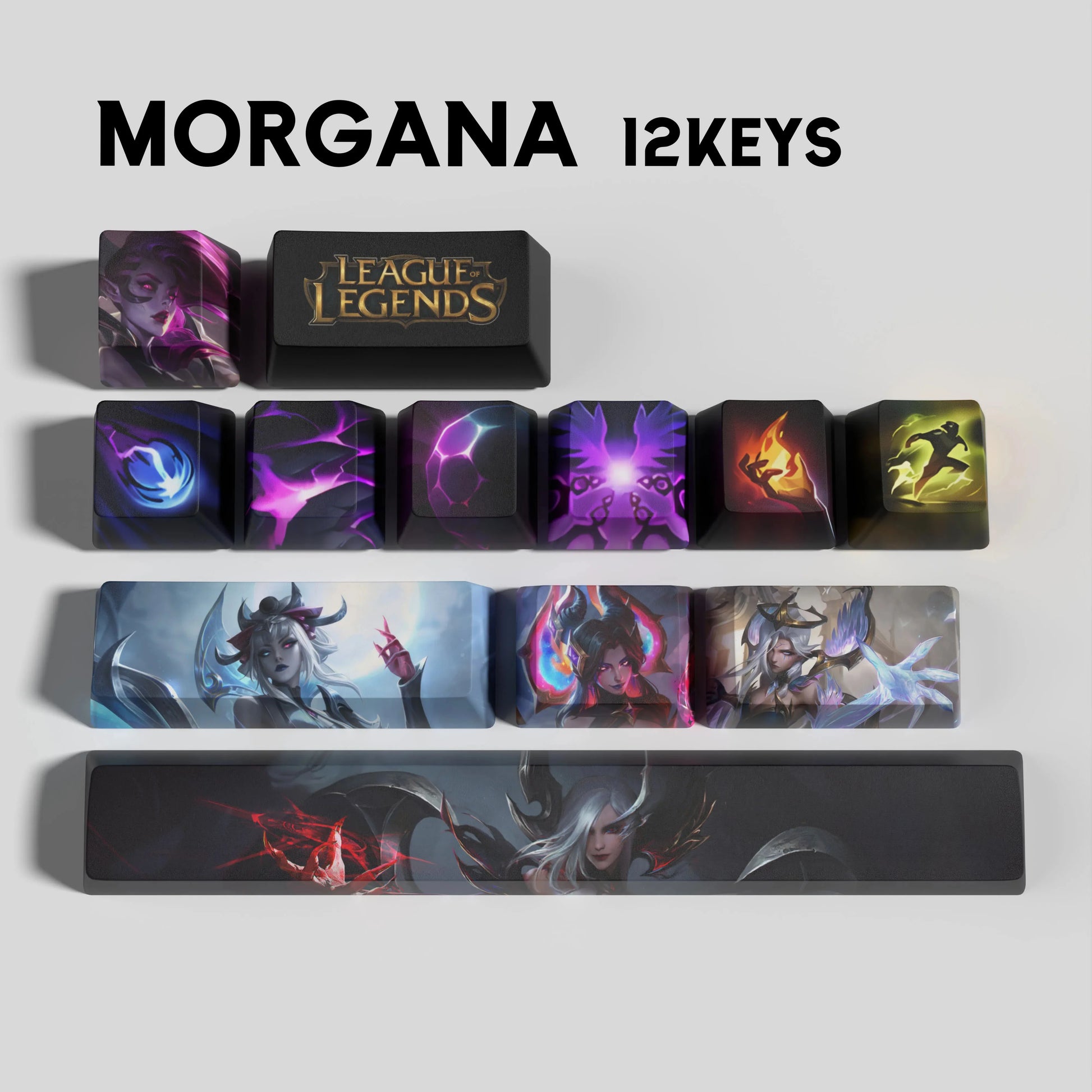 SPECIAL EDITION LEAGUE OF LEGENDS Morgana KEYCAPS