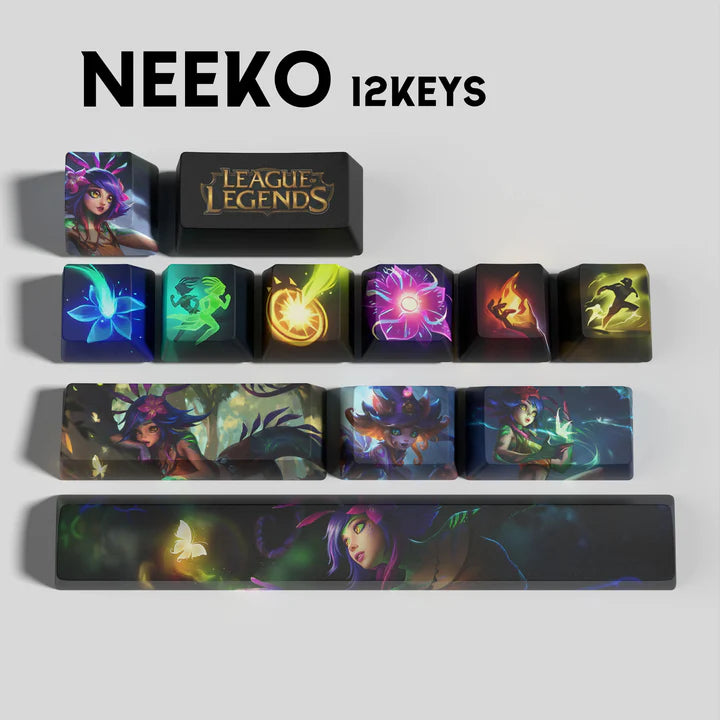 SPECIAL EDITION LEAGUE OF LEGENDS Neeko KEYCAPS