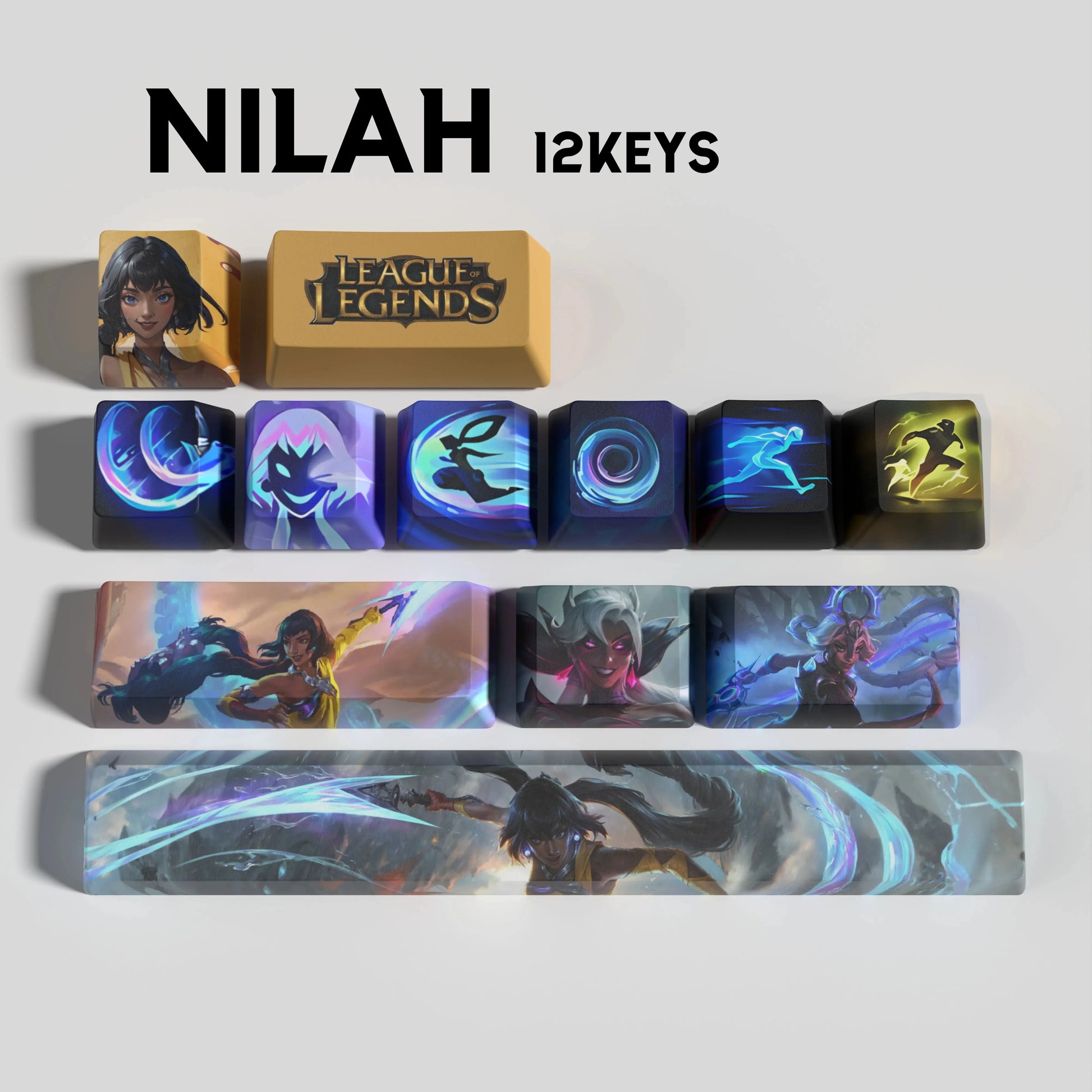 SPECIAL EDITION LEAGUE OF LEGENDS Nilah KEYCAPS