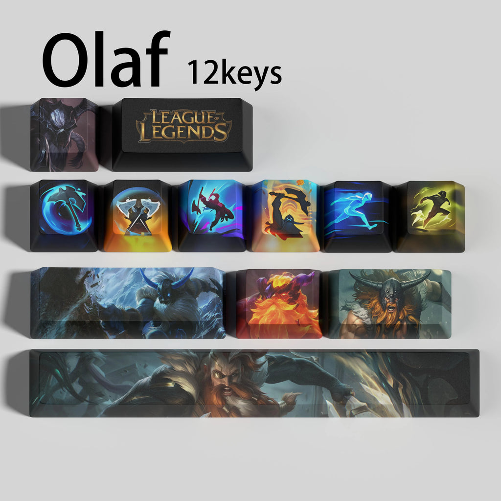 SPECIAL EDITION LEAGUE OF LEGENDS Olaf KEYCAPS
