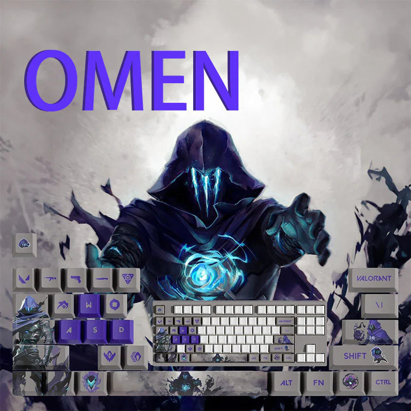 Valorant SPECIAL EDITION OMEN keycaps KEYS: 29, 14