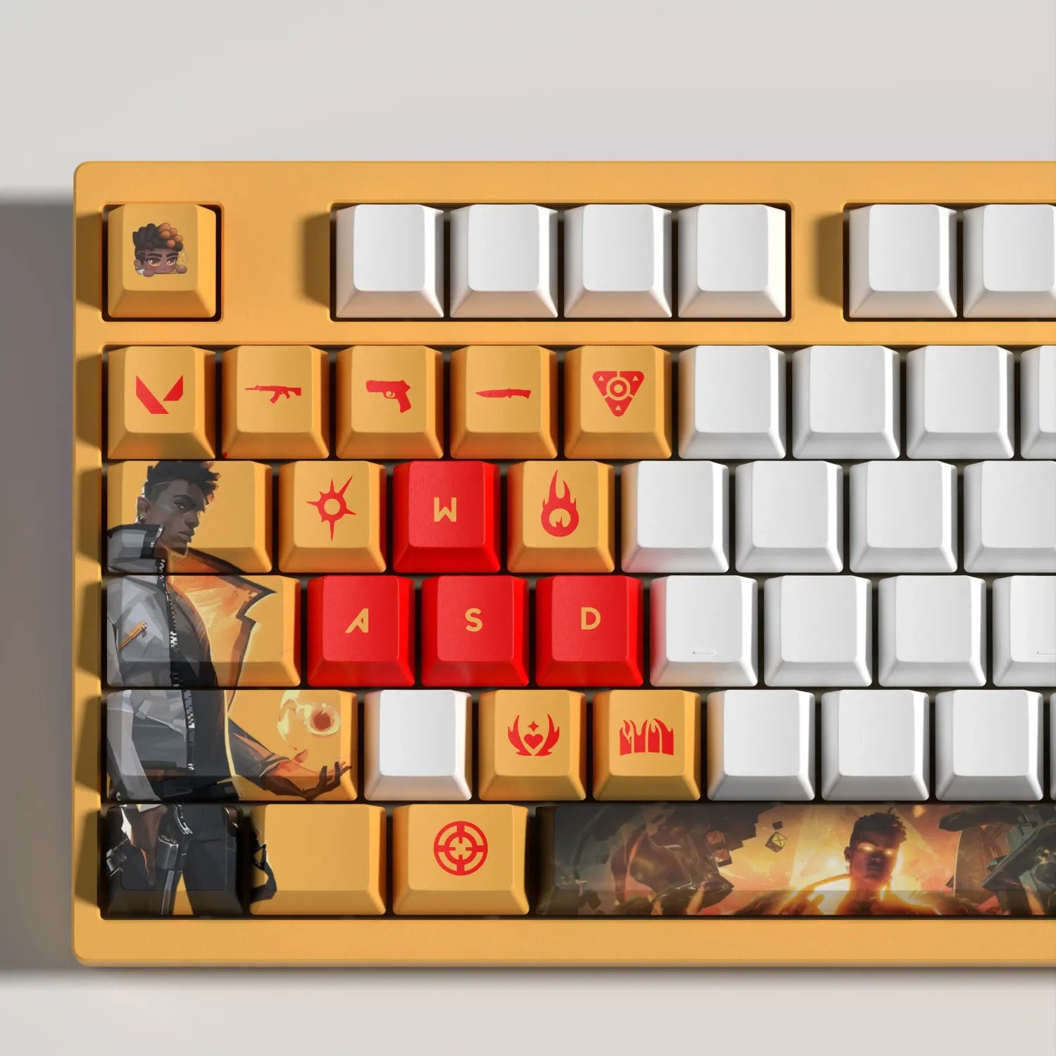Valorant SPECIAL EDITION Phoenix keycaps KEYS: 29, 14