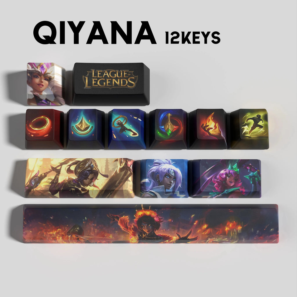 SPECIAL EDITION LEAGUE OF LEGENDS Qiyana KEYCAPS