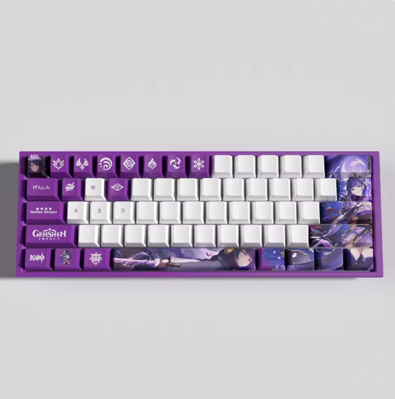 Genshin Impact Raiden Shogun Keycaps – Limited Edition (29 Keys)