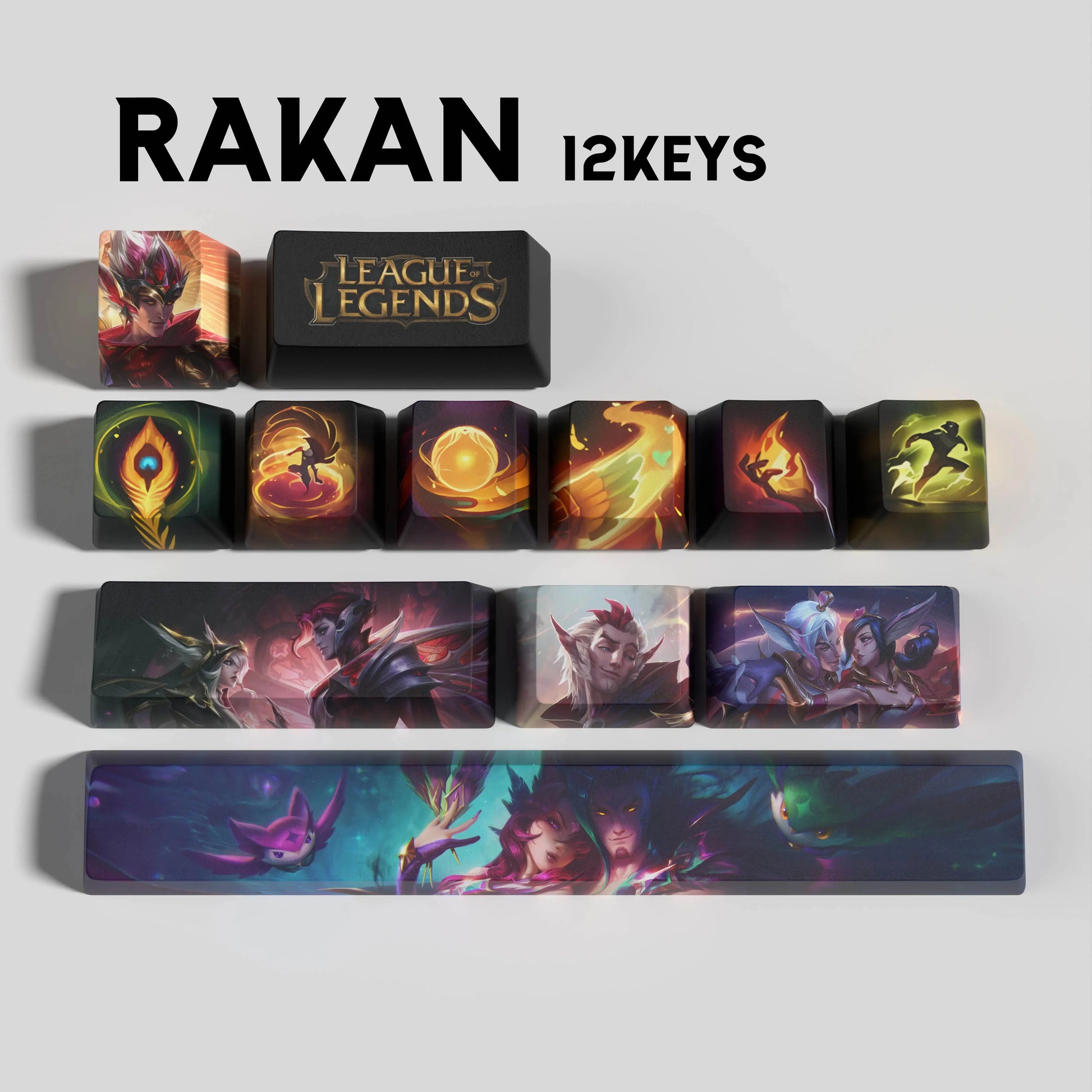 SPECIAL EDITION LEAGUE OF LEGENDS Rakan KEYCAPS