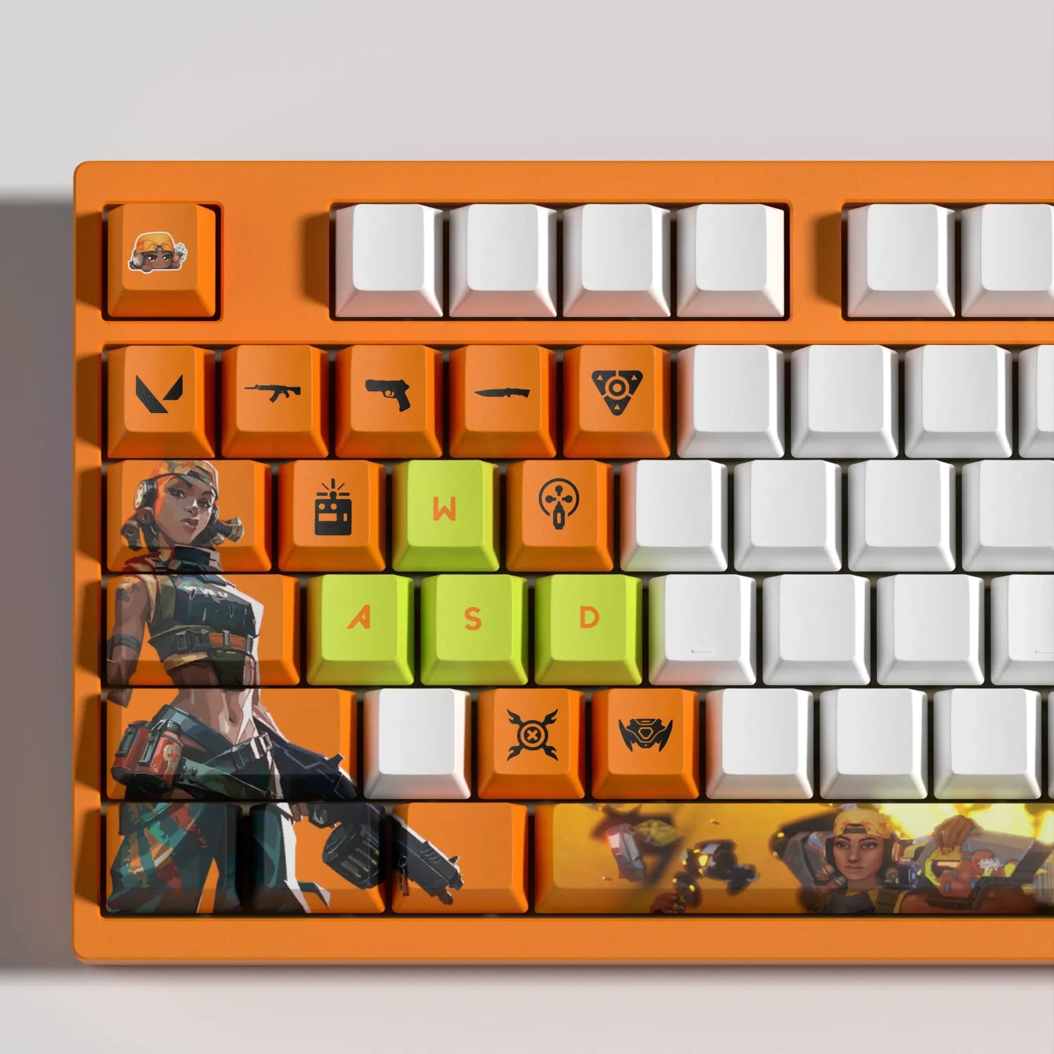 Valorant SPECIAL EDITION Raze keycaps KEYS: 29, 14
