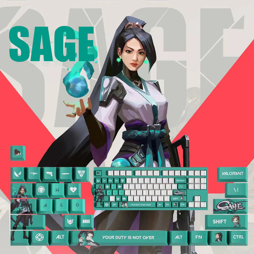 Valorant SPECIAL EDITION Sage keycaps KEYS: 29, 14