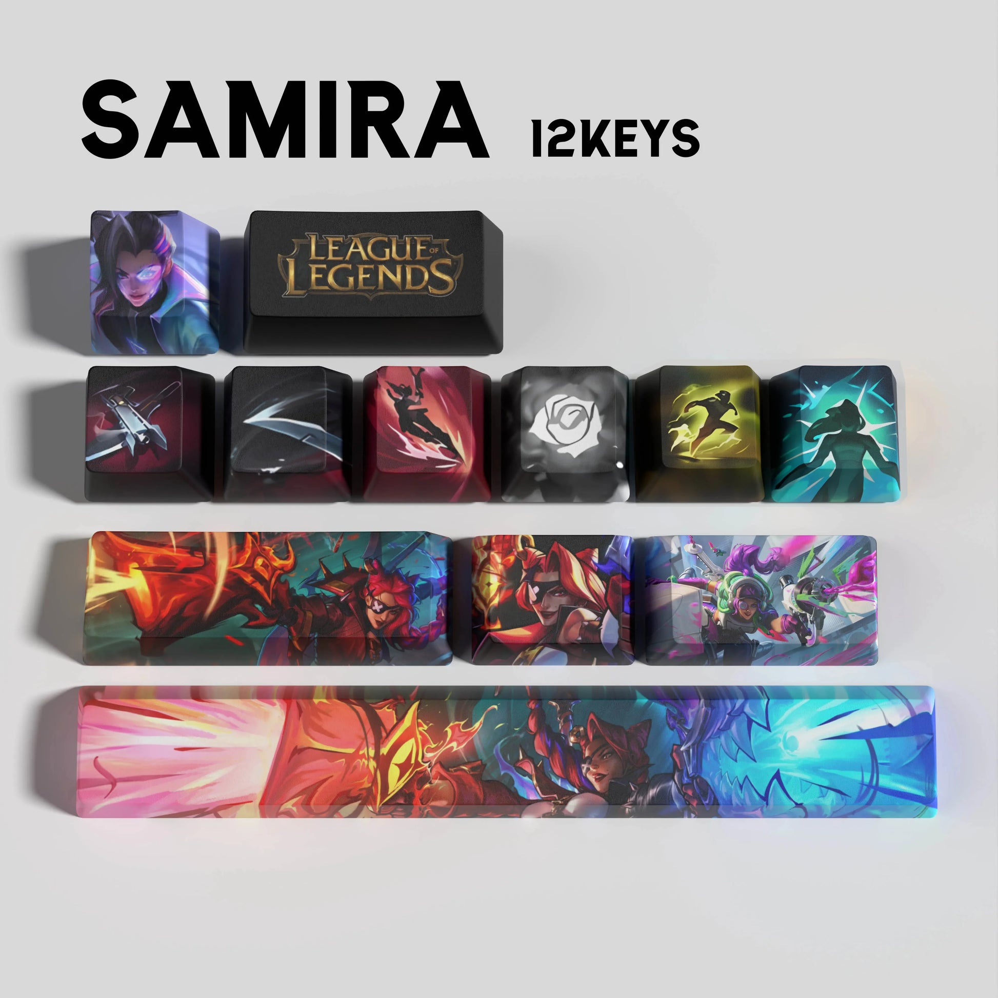 SPECIAL EDITION LEAGUE OF LEGENDS Samira KEYCAPS